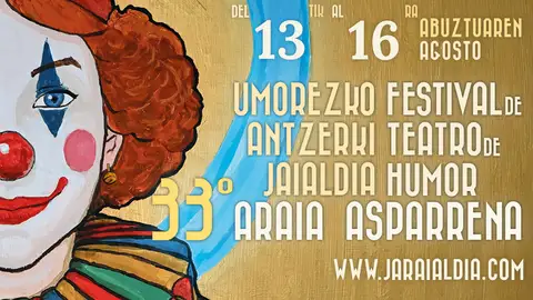 Cartel 33 edición Festival Humor Araia Cartel 33 edición Festival Humor Araia