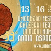 Cartel 33 edición Festival Humor Araia 