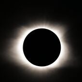 Vista de archivo de un eclipse de sol total.