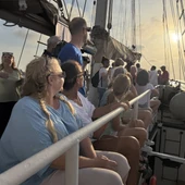 El eclipse total desde el mar, en las inmediaciones de las Islas Columbretes, a bordo del Cervantes Saavedra El eclipse total desde el mar, en las inmediaciones de las Islas Columbretes, a bordo del Cervantes Saavedra