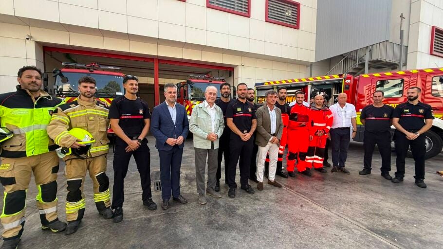 Nueva flota del Real Cuerpo de Bomberos de M&aacute;laga