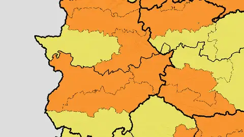 Toda Extremadura permanecerá este jueves en alerta naranja por calor, salvo en la Meseta Cacereña y el sur pacense que será amarilla Toda Extremadura permanecerá este jueves en alerta naranja por calor, salvo en la Meseta Cacereña y el sur pacense que será amarilla