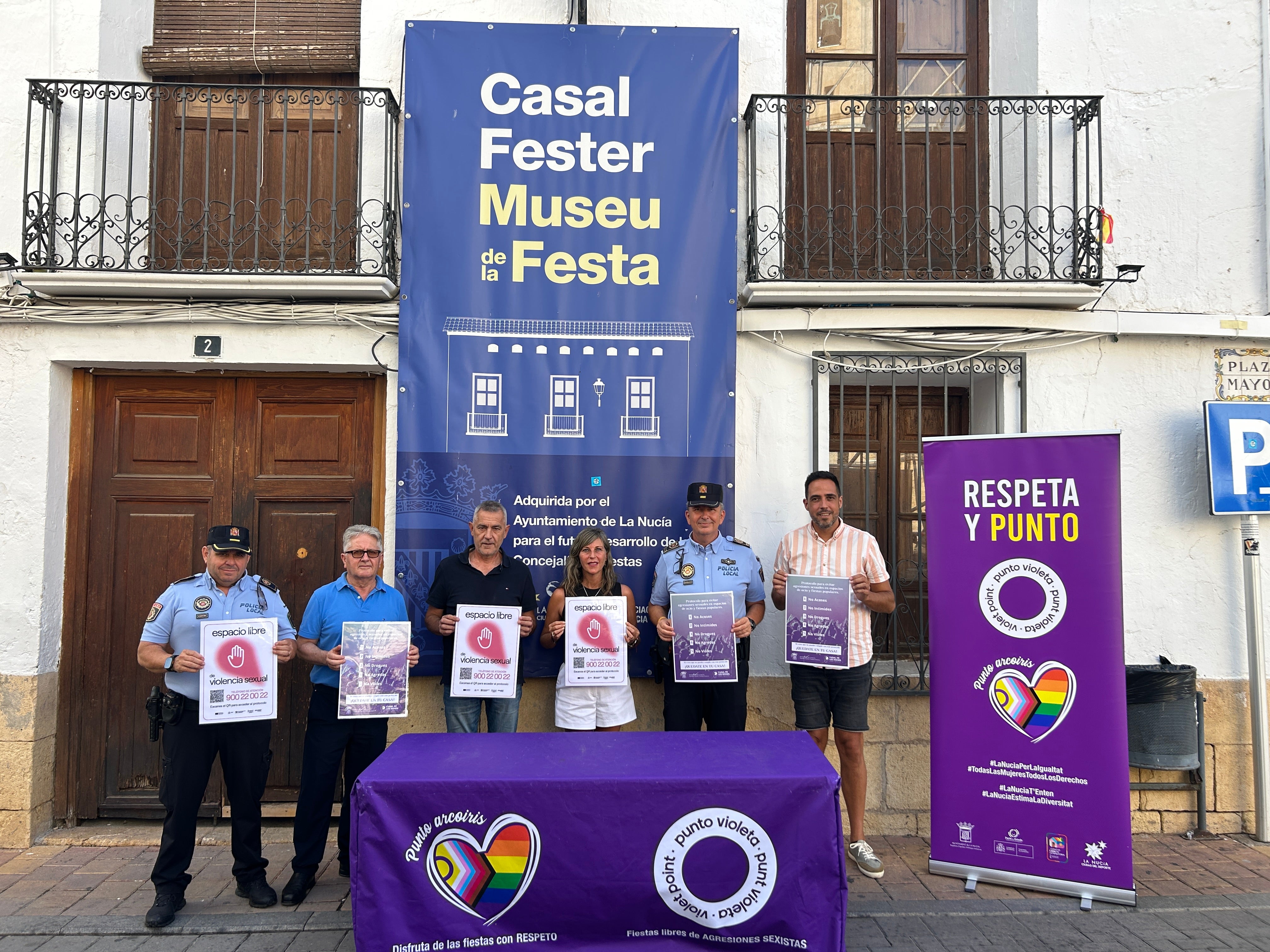 Les Festes d’Agost contarán con punto violeta en la plaça Major de la Nucía Les Festes d’Agost contarán con punto violeta en la plaça Major de la Nucía