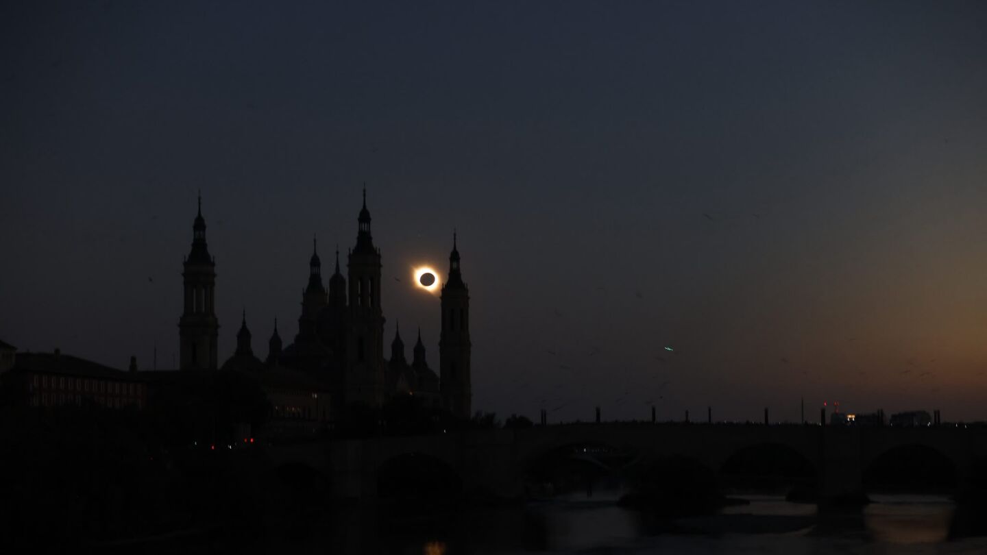 Eclipse de sol total en Zaragoza