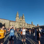 Santiago y comarca compostelana vivieron con inmensa emoción la magia del eclipse Santiago y comarca compostelana vivieron con inmensa emoción la magia del eclipse