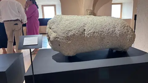 El Museo de Cáceres incorpora a sus fondos el verraco geminado recuperado en el embalse de Valdecañas El Museo de Cáceres incorpora a sus fondos el verraco geminado recuperado en el embalse de Valdecañas
