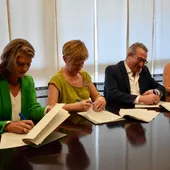 La Generalitat y Benidorm firman el convenio para la construcción de la segunda fase del centro cultural de la localidad La Generalitat y Benidorm firman el convenio para la construcción de la segunda fase del centro cultural de la localidad