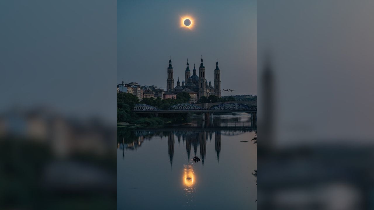 La NASA elige como foto del día los "dos eclipses" de Zaragoza: "Admiración compartida por muchos" La NASA elige como foto del día los "dos eclipses" de Zaragoza: "Admiración compartida por muchos"