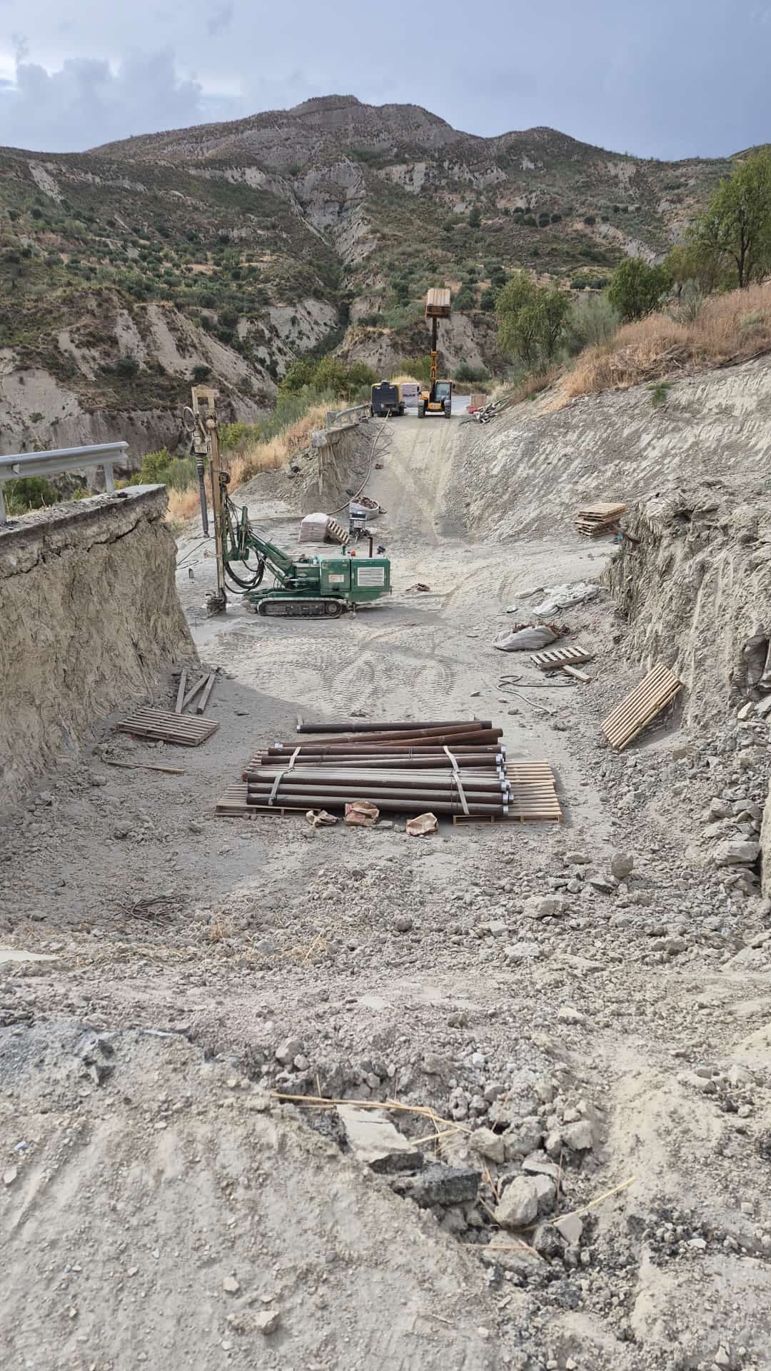 Quéntar reclama una solución para la GR-3201 siete meses después de los daños del temporal Quéntar reclama una solución para la GR-3201 siete meses después de los daños del temporal