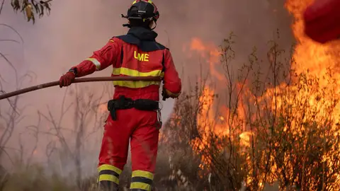 El incendio de Niebla "empeora" en la zona de Aznalcóllar y avanza hacia El Campillo y Madroñalejo El incendio de Niebla "empeora" en la zona de Aznalcóllar y avanza hacia El Campillo y Madroñalejo