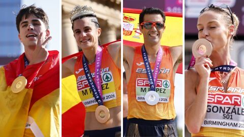Festival de medallas en el Europeo: dos oros en media maratón y una plata y un bronce en maratón
