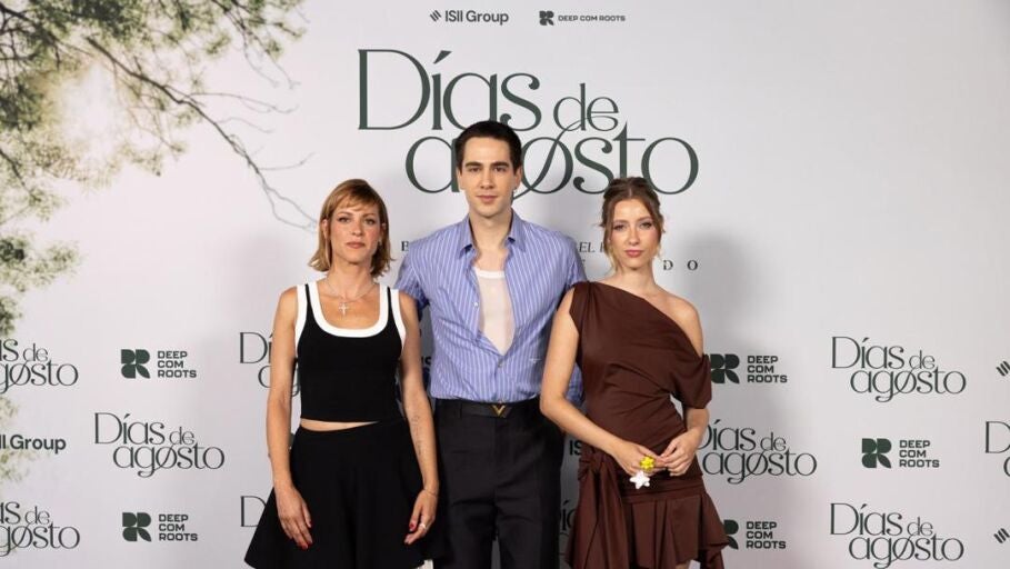 Maggie Civantos, Pau Sim&oacute;n y Berta Galo, reparto de &lsquo;D&iacute;as de agosto&rsquo;.