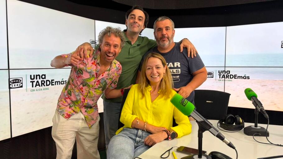 Pedro Llamas, Manu Badenes, Buitrago y Alicia Heras