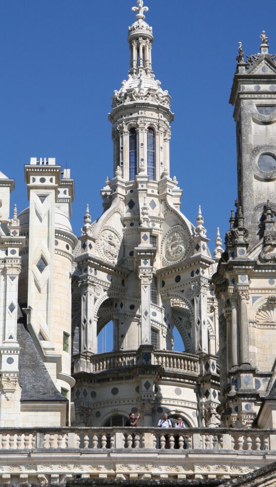 Detalle del castillo de Chambord