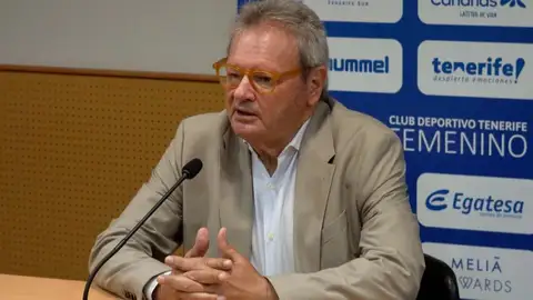 Sergio Batista, presidente del CD Tenerife femenino Sergio Batista, presidente del CD Tenerife femenino