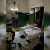 Imagen de una de las habitaciones, proporcionada por la Confederación Española de Policía.