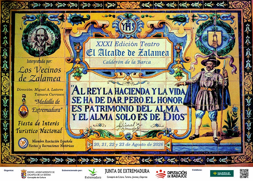 La XXXI Edición de Teatro de "El Alcalde de Zalamea" llega un año más para llenar las calles del municipio La XXXI Edición de Teatro de "El Alcalde de Zalamea" llega un año más para llenar las calles del municipio