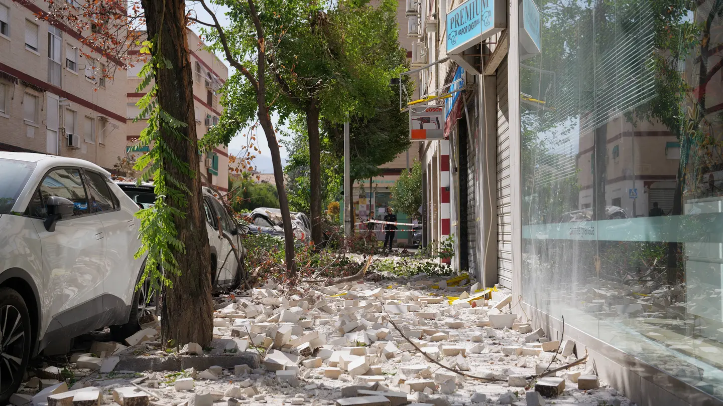 Images of the damage caused by the earthquake. 18 August 2026 in Granada, Andalusia, Spain. Images of the damage caused by the earthquake. 18 August 2026 in Granada, Andalusia, Spain.