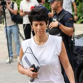La ministra de Inclusión, Seguridad Social y Migraciones y portavoz del Gobierno, Elma Saiz, a su llegada a una reunión con el presidente de la Ciudad Autónoma de Ceuta, Juan Jesús Vivas Lara La ministra de Inclusión, Seguridad Social y Migraciones y portavoz del Gobierno, Elma Saiz, a su llegada a una reunión con el presidente de la Ciudad Autónoma de Ceuta, Juan Jesús Vivas Lara