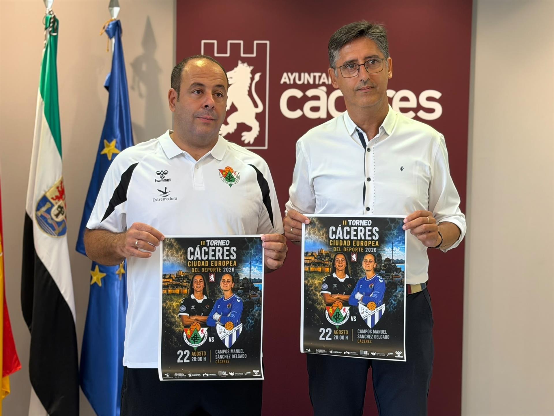 El Cacereño Femenino y el Sporting de Huelva se enfrentan este sábado en el II Torneo Cáceres Ciudad Europea del Deporte El Cacereño Femenino y el Sporting de Huelva se enfrentan este sábado en el II Torneo Cáceres Ciudad Europea del Deporte