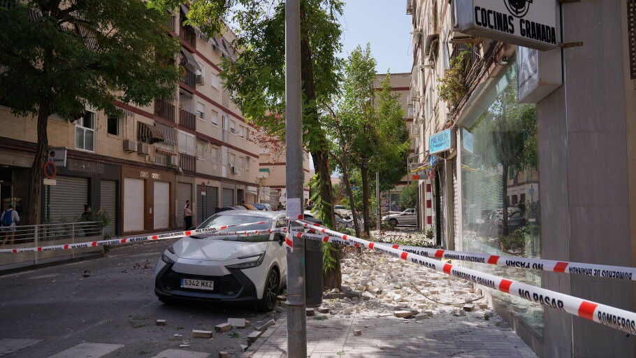Im&aacute;genes de los destrozos causado por el terremoto. A 18 de agosto de 2026 en Granada, Andaluc&iacute;a (Espa&ntilde;a).