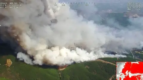 3.700 hectáreas afectadas, 11 alquerías y 800 vecinos desalojados y los 300 habitantes de Nuñomoral confinados por el incendio 3.700 hectáreas afectadas, 11 alquerías y 800 vecinos desalojados y los 300 habitantes de Nuñomoral confinados por el incendio