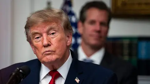 El presidente de EEUU, Donald Trump, en una imagen de archivo El presidente de EEUU, Donald Trump, en una imagen de archivo