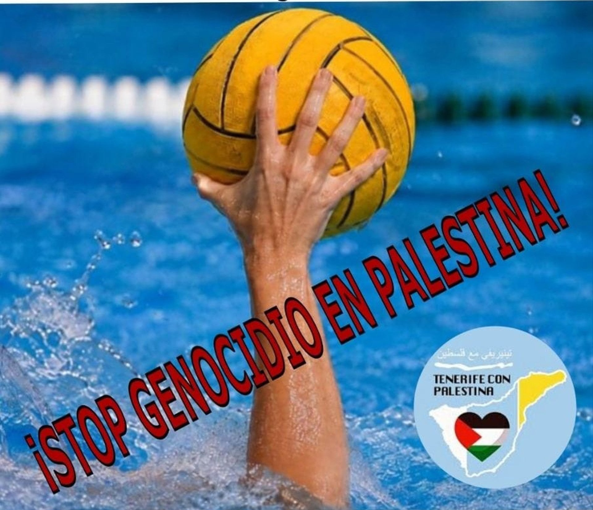 Tenerife alza la voz contra la participación de Israel en el Mundial Sub-18 de waterpolo Tenerife alza la voz contra la participación de Israel en el Mundial Sub-18 de waterpolo