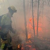 El incendio de Segorbe mantiene el dispositivo de emergencia tras una jornada marcada por nueve fuegos provocados por rayos