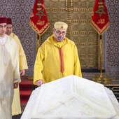El rey Mohamed VI de Marruecos y su heredero, el príncipe Moulay Hasán El rey Mohamed VI de Marruecos y su heredero, el príncipe Moulay Hasán