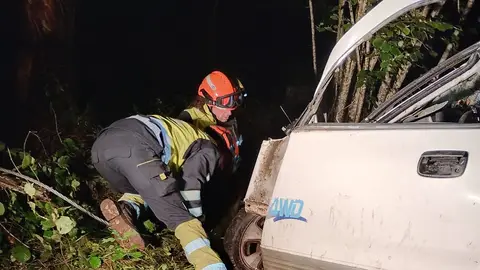 Accidente en Cangas del Narcea. accidente cangas del narcea