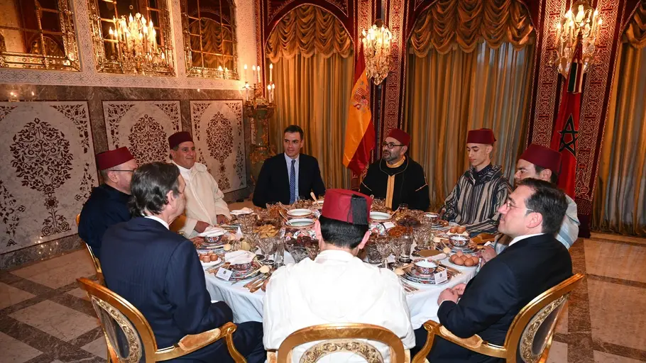 Pedro Sánchez y Mohamed VI durante un encuentro en Rabat en 2023 Pedro Sánchez y Mohamed VI durante un encuentro en Rabat en 2023