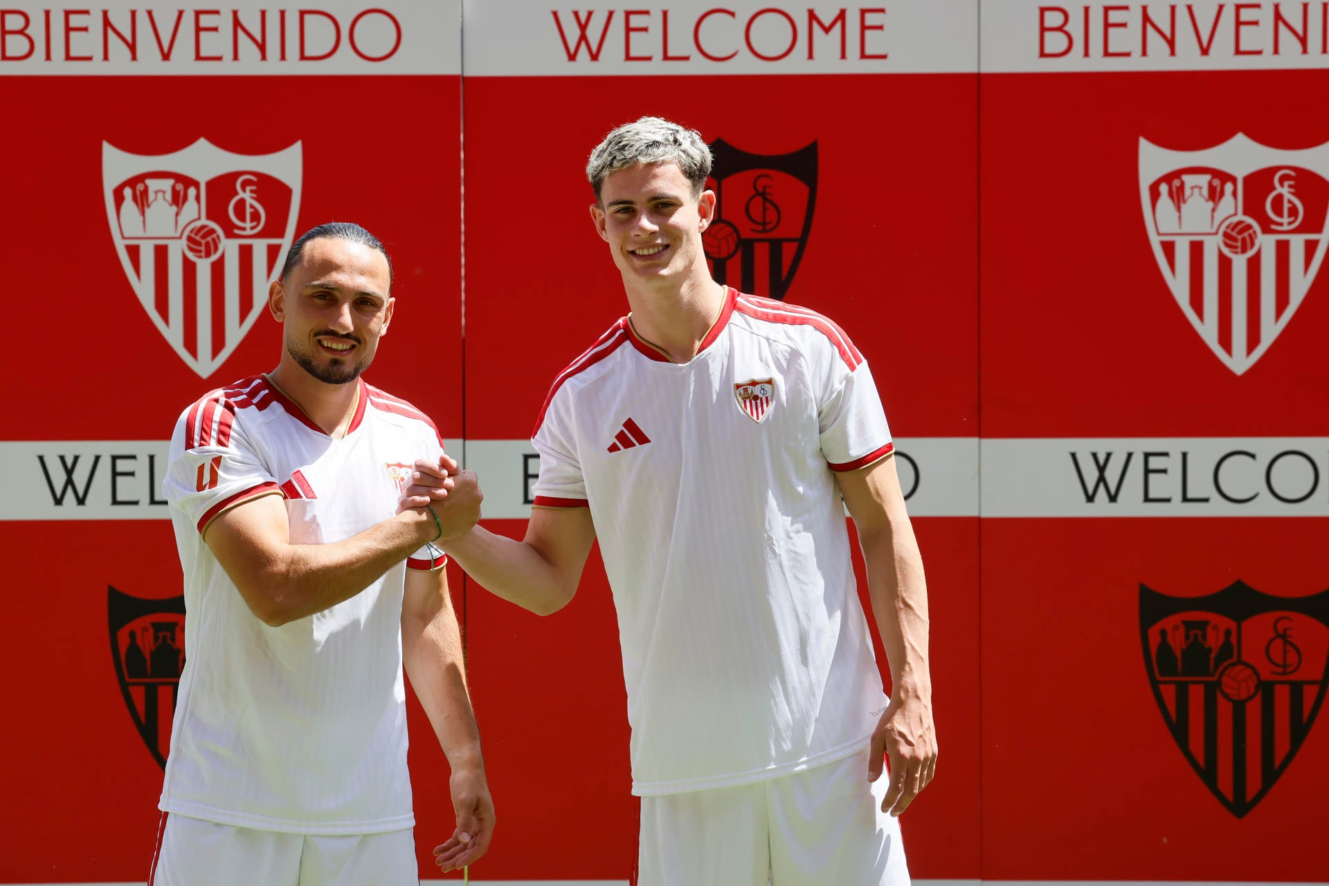 Ure y Kocho: "Ya nos han transmitido los valores del Sevilla" Ure y Kocho: "Ya nos han transmitido los valores del Sevilla"