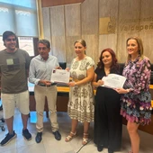 Entrega de recaudación de las XIV Notas del Vino Entrega de recaudación de las XIV Notas del Vino