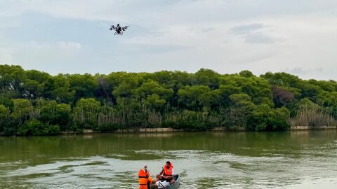 Drones vigilando las masas de agua en la CV Drones vigilando las masas de agua en la CV