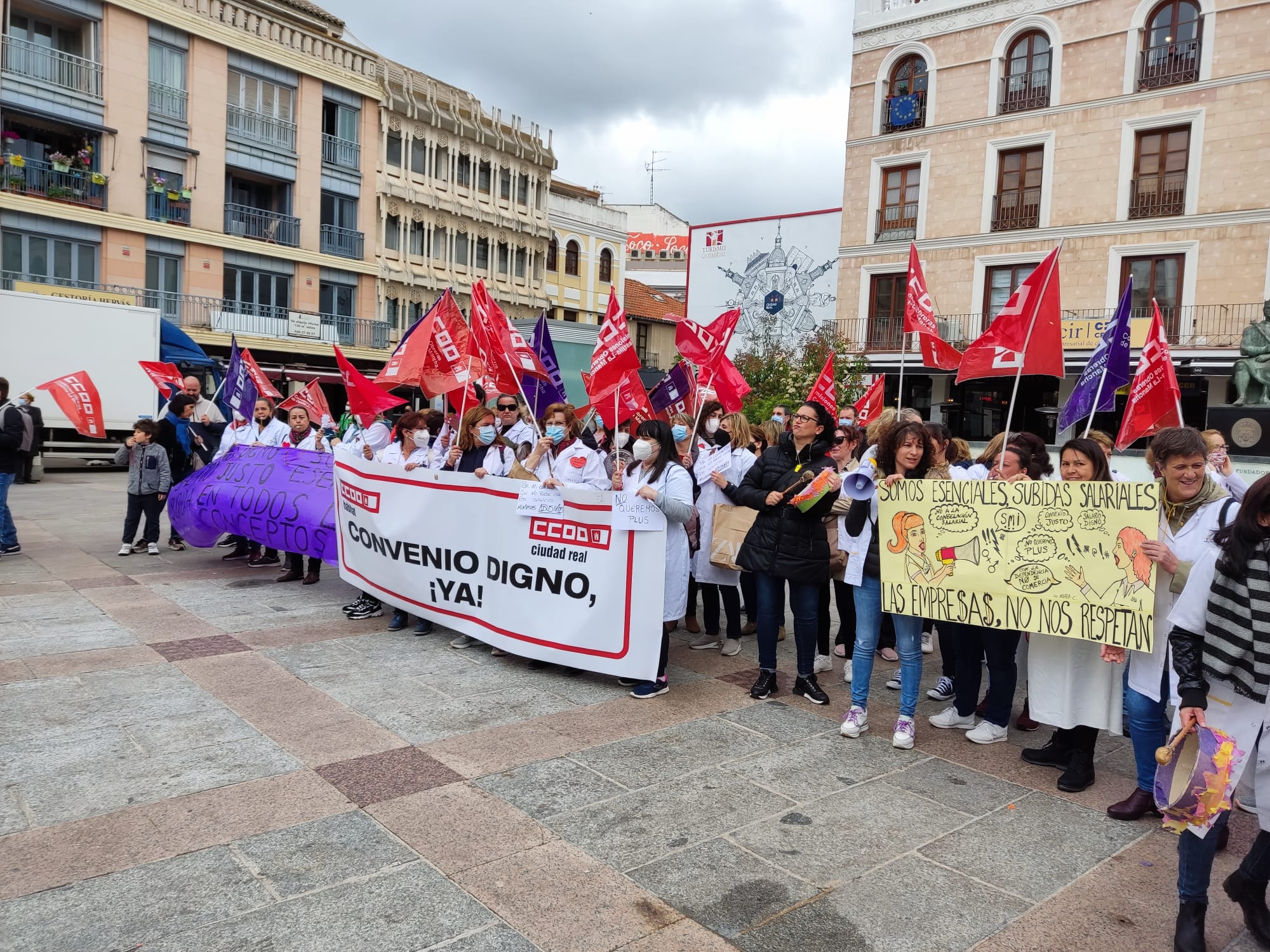 CCOO anuncia movilizaciones si no hay avances en el convenio de atención sociosanitaria a domicilio de Ciudad Real CCOO anuncia movilizaciones si no hay avances en el convenio de atención sociosanitaria a domicilio de Ciudad Real