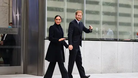 Prince Harry and Princess Megan visit NYC Prince Harry and Princess Megan visit NYC/ Getty