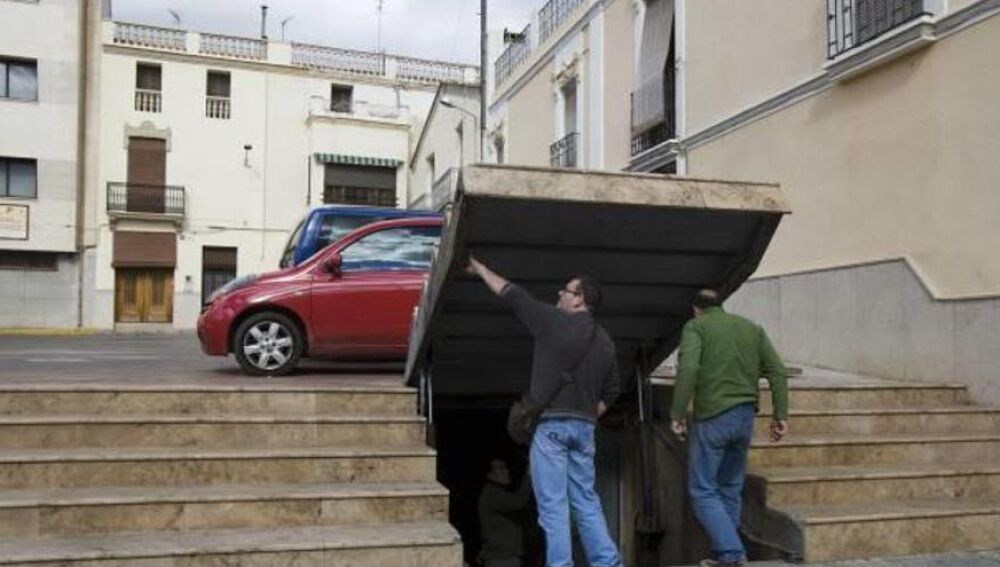 Acceso a la Cisterna de Alberic