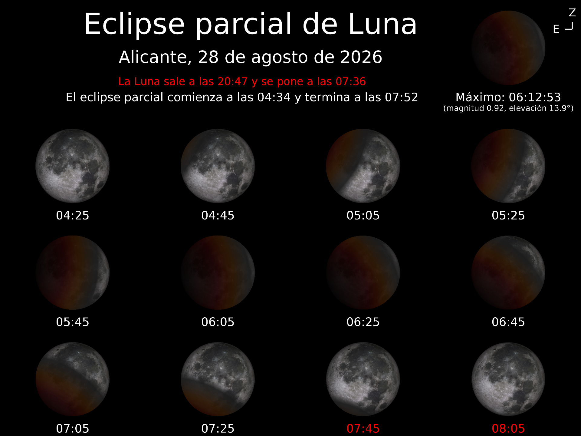 Elche y las comarcas del Vinalopó podrán disfrutar esta noche de una ‘Luna de Sangre’ Elche y las comarcas del Vinalopó podrán disfrutar esta noche de una ‘Luna de Sangre’