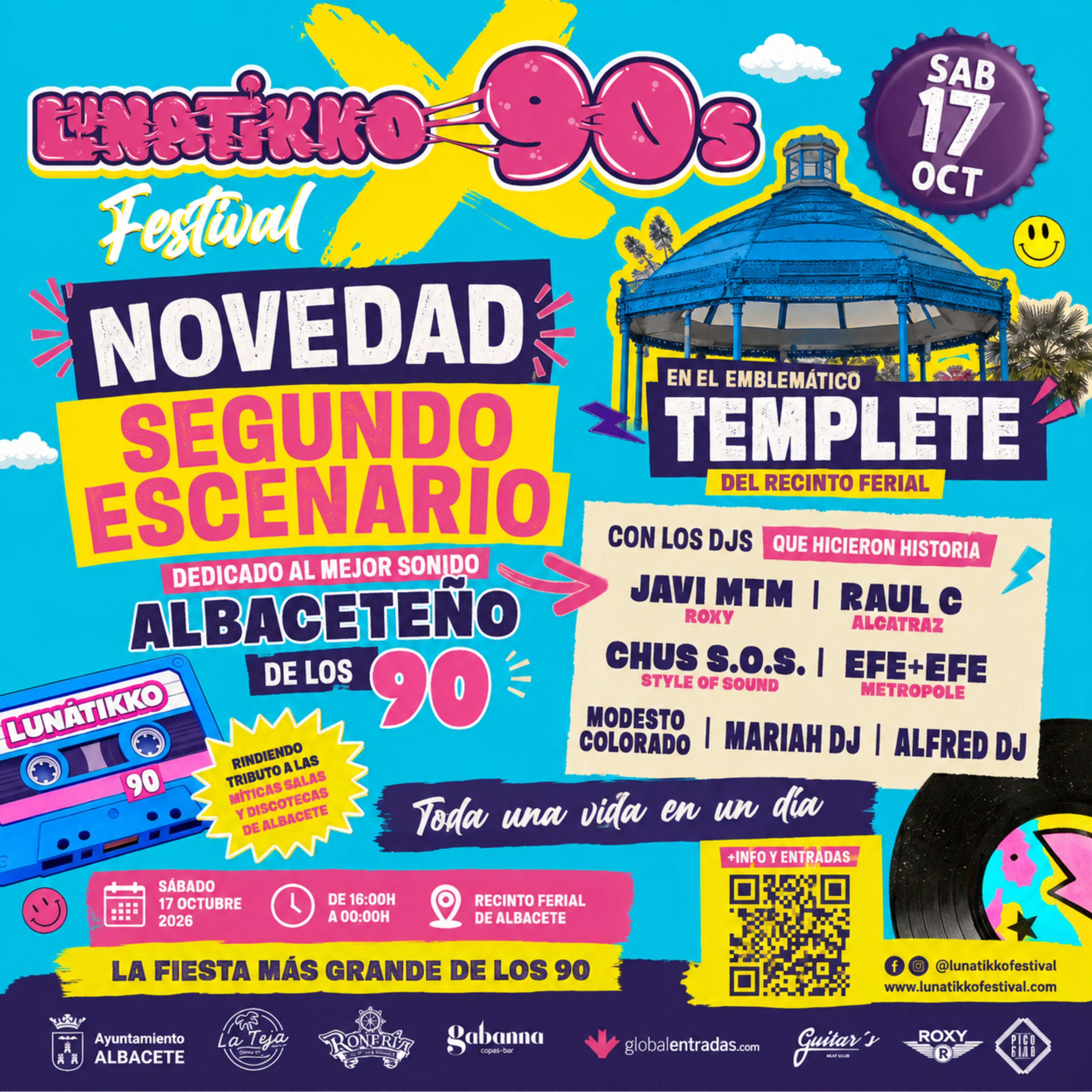 El Lunátikko 90s vuelve con novedades: la incorporación de un segundo escenario El Lunátikko 90s vuelve con novedades: la incorporación de un segundo escenario