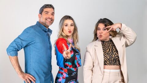 Nacho Garc&iacute;a, Eva Soriano y Lalachus, presentadores de 'Cuerpos especiales'