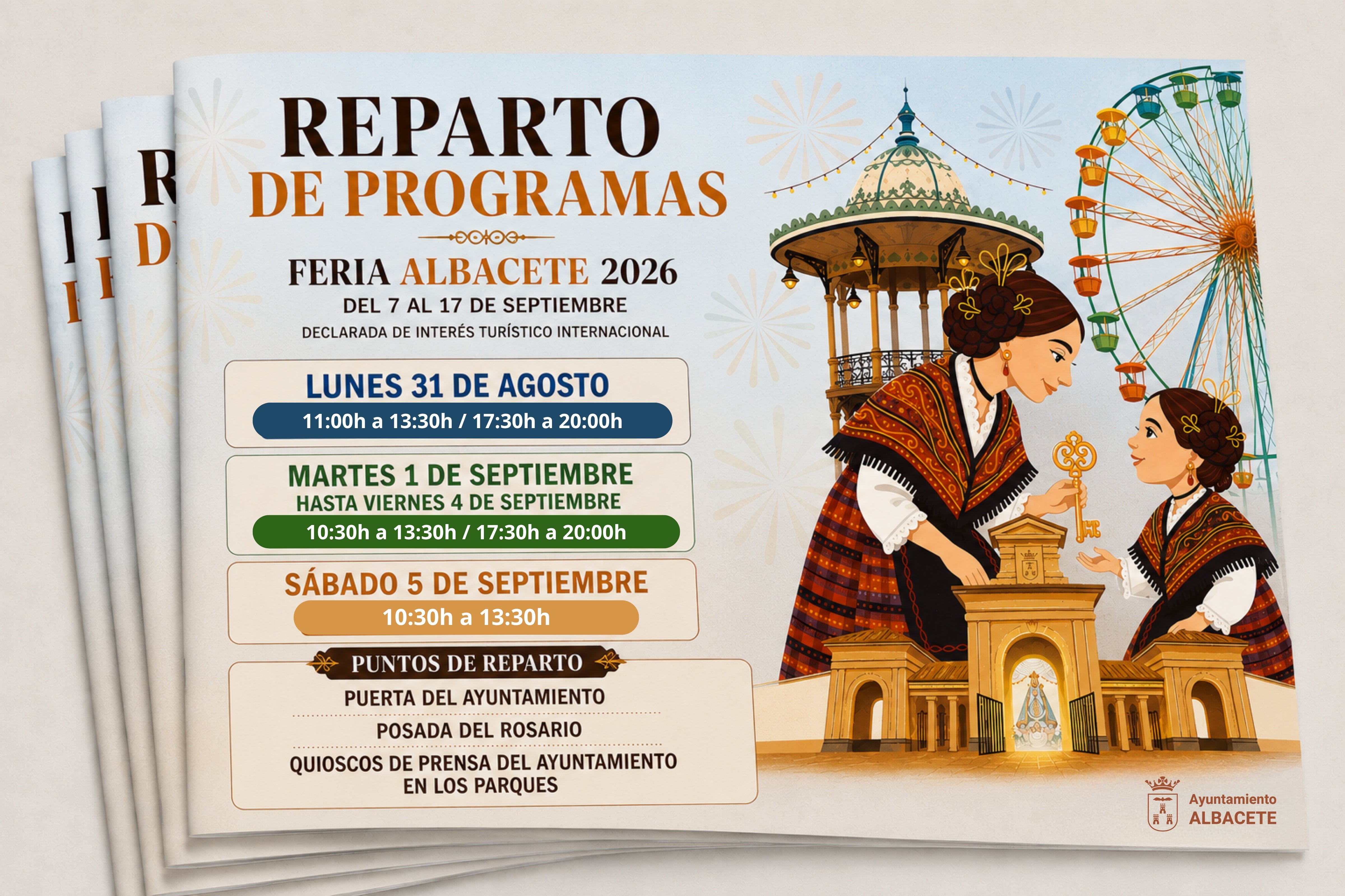 Se acerca el tradicional reparto del programa oficial de la Feria de Albacete 2026 Se acerca el tradicional reparto del programa oficial de la Feria de Albacete 2026
