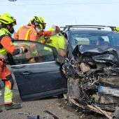 Accidente en la CV-500 en Sueca