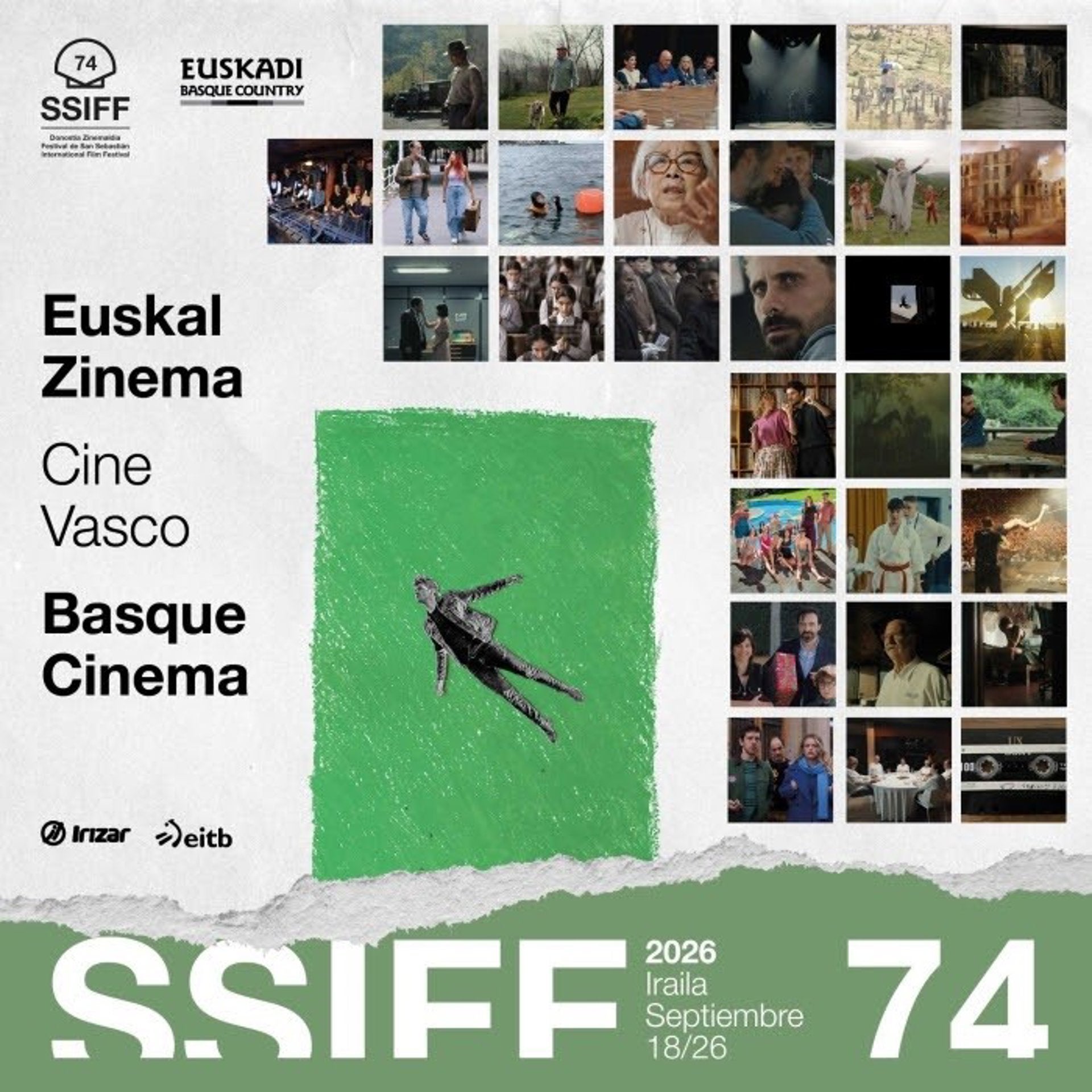 La 74ª edición del Zinemaldi acogerá el estreno mundial de 19 producciones vascas que compiten por el Premio Irizar La 74ª edición del Zinemaldi acogerá el estreno mundial de 19 producciones vascas que compiten por el Premio Irizar