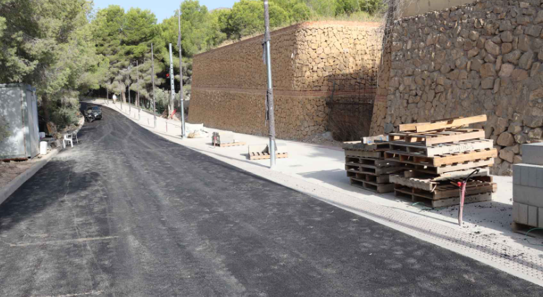 Benidorm entra en la fase final de la renovación del Camí del Planet Benidorm entra en la fase final de la renovación del Camí del Planet