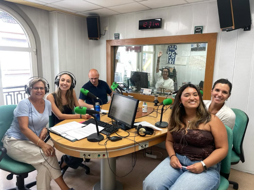 Último día con nuestras compañeras de prácticas, Inés Sáenz y Ainhoa Ortega Último día con nuestras compañeras de prácticas, Inés Sáenz y Ainhoa Ortega