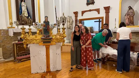 La Diputación de Cuenca restaura la Virgen de la Zarza de Cañete, una pieza de casi nueve siglos de antigüedad La Diputación de Cuenca restaura la Virgen de la Zarza de Cañete, una pieza de casi nueve siglos de antigüedad