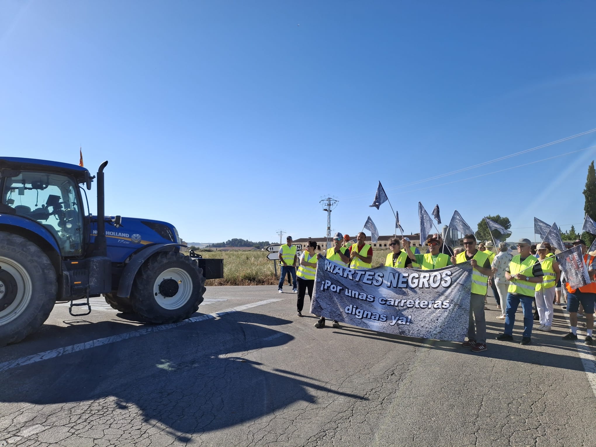 Las plataformas por unas "carreteras dignas" en Huesca anuncian nuevas movilizaciones Las plataformas por unas "carreteras dignas" en Huesca anuncian nuevas movilizaciones