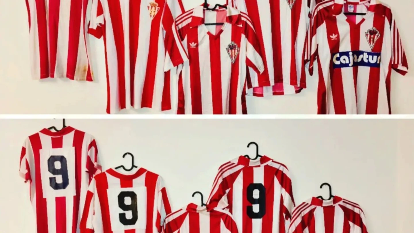 Colección de camisetas del Sporting de Gijón Colección de camisetas del Sporting de Gijón