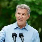 El presidente del PP, Alberto Núñez Feijóo, en la apertura del curso político en Galicia El presidente del PP, Alberto Núñez Feijóo, en la apertura del curso político en Galicia